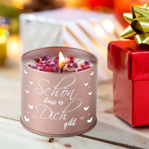 PRSTENLY Geschenke für Frauen, 9OZ Kerze Geburtstagsgeschenk für Frauen, Danke Erzieherin Geschenk Abschied, Geschenk für Frau Freundin Mama Oma Geburtstag Hochzeitstag Weihnachten Muttertag Ostern