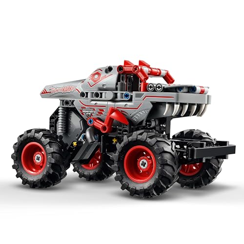 LEGO Technic Monster Jam ThunderROARus Pull-Back Truck Toy - Vehicle Building Set for 7+ Year Old Boys & Girls Who Love Creative Play - Gift Idea 42200