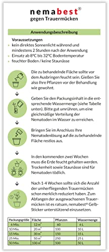 nemabest® SF Nematoden 6 Mio. (60 Pflanzen/12m²) gegen Trauermücken