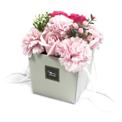 Ancient Wisdom Soap Flower Bouquet - Pink Rose & Carnation