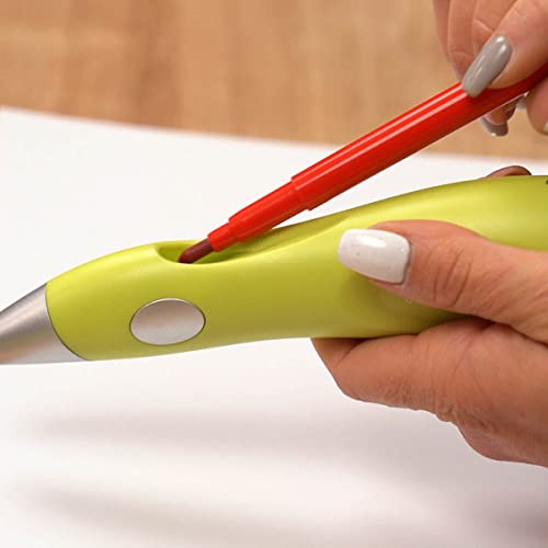 Jolly Airbrush Fun | Farben sprühen für Kinder | Ungiftig (Airbrush), 20-teiliges Set, grün