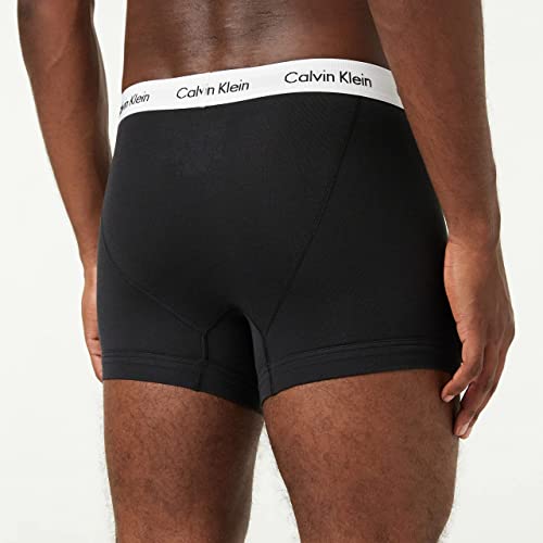 Calvin Klein Herren - 3er-Pack mittlere Taille Hüft-Shorts - Mehrfarbig (Schwarz 001), Gr. M