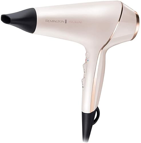 Remington Haartrockner Profi Ionen PROluxe (2400W, 150km/h, 3 Stylingaufsätze, OPTIheat-Technologie für lang anhaltende Styling-Ergebnisse, Ionenpflege - Anti Frizz, langlebiger AC-Motor) AC9140