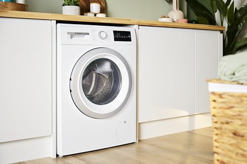 Bosch WAN28259GB Series 4, Freestanding Washing Machine, Front Loader, A Rated, 9 kg, 1400 rpm, Iron Assist, Speed Programme, White