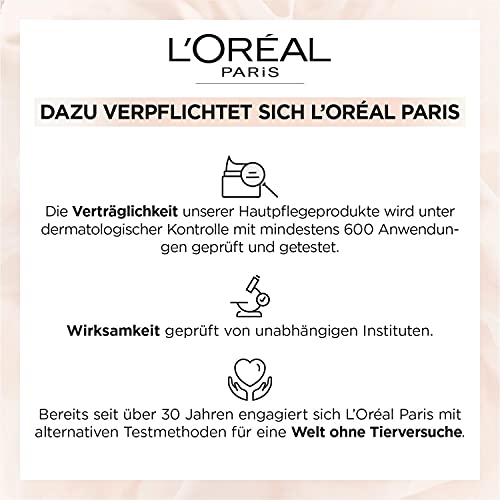 L'Oréal Paris Anti Age Tagespflege LSF 50 für Frauen: hydratisiert die Haut und bekämpft Hautalterung mit 3 Arten von Hyaluronsäure und LSF 50+, Revitalift Filler, 1x 50ml