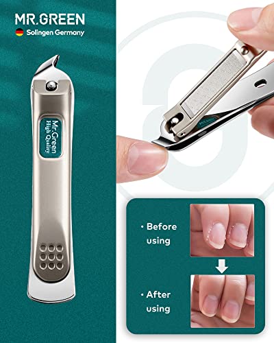 MR.GREEN Maniküre Set 8 in 1, Prämie Maniküre Pediküre Set, Höhere Qualität Solingen Edelstahl Nagelset, Tragbares Reise-Pflegeset, Professionelles Nagelschere set mit Exquisiter Ledertasche