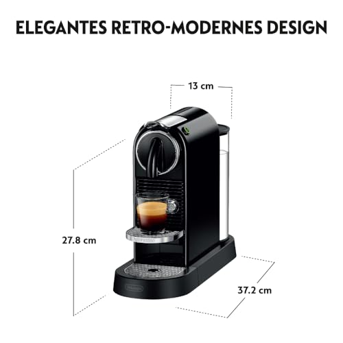 Nespresso Citiz EN167.B Espressomaschine Schwarz mit Hochdruckpumpe