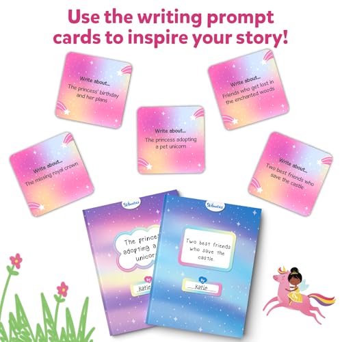 Skillmatics Storybook Art Kit - Create Fairytale Stories, DIY Craft & Writing Kit with 300+ Stickers, Scrapbooking & Journal Activity, Gifts for Kids Ages 5, 6, 7, 8, 9, 10