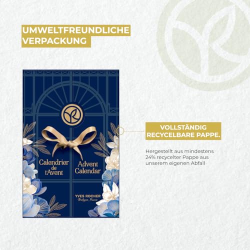 Yves Rocher Kosmetik & Beauty Adventskalender | Geschenk mit 24 Überraschungen: Gesichtspflege, Make-Up, Körperpflege, Haarpflege und Parfüm | Adventskalender für Frauen (Advent Winter Garden)