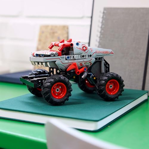 LEGO Technic Monster Jam ThunderROARus Pull-Back Truck Toy - Vehicle Building Set for 7+ Year Old Boys & Girls Who Love Creative Play - Gift Idea 42200