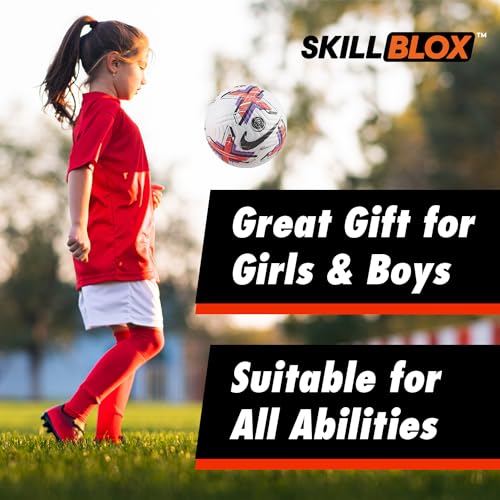 SKILL BLOX Football Keepy Up Training Dice (2 pcs) - Football Gifts for Boys and Girls - Soccer Skills. (SKILLBLOX KEEPY UP DICE)