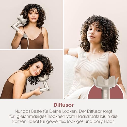 Shark FlexStyle Luftstyler & Haartrockner mit Auto-Wrap-Lockenaufsatz, keine extreme Hitze. Mehr Geschmeidigkeit und Glanz.