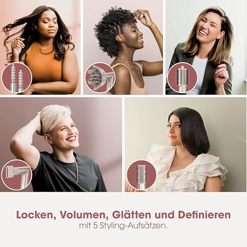 Shark FlexStyle Luftstyler & Haartrockner mit Auto-Wrap-Lockenaufsatz, keine extreme Hitze. Mehr Geschmeidigkeit und Glanz.