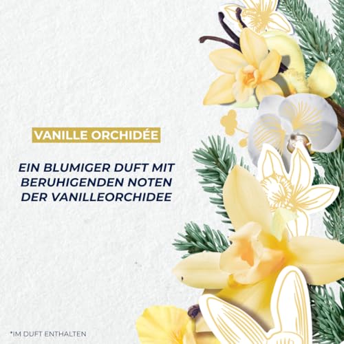 Yves Rocher Vanille d'Orchidée - LIMITED EDITION - Geschenkset für Frauen - Weihnachten -Duschgel 400ml & Eau de Toilette 100ml
