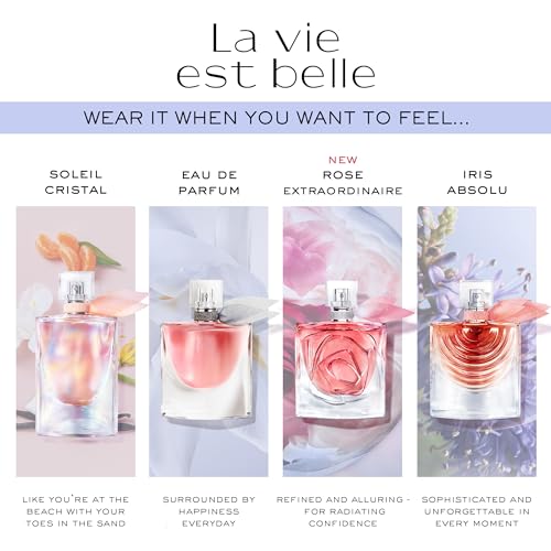 Lancôme La Vie est Belle Eau de Parfum, floraler Duft für Damen mit Iris, Patchouli und Vanille-Akkord, nachfüllbarer Flakon