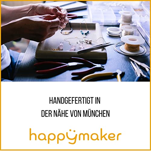 happymaker - Armbänder für Frauen und Mädchen, handgefertigt aus Miyuki Perlen mit Geschenkverpackung, Freundschaftsarmband 3er Set für beste Freundinnen