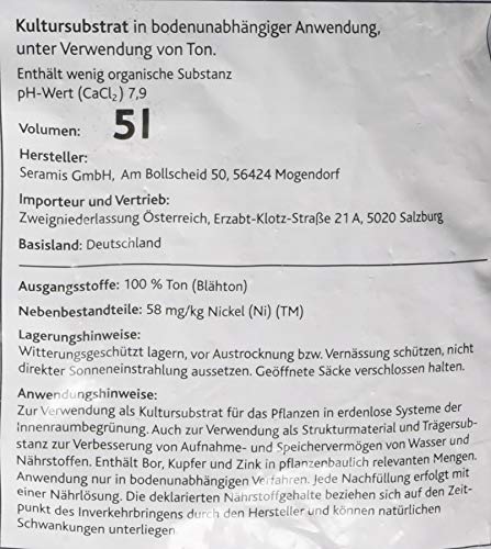 Westland Tongranulat, 5 l – Pflanzgranulat ideal für Hydrokultur, Drainage Substrat ohne chemische Zusätze, für Innen- und Außenbereich, ton