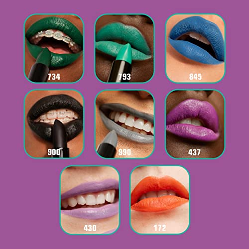 3INA MAKEUP - The Lipstick 900 - Schwarz Matte Lippenstift - Matt Lippen-Stift mit Vitamin E und Shea Butter- Langanhaltender Hochpigmentiert Creme - Vanille-Duft - Vegan - Cruelty Free