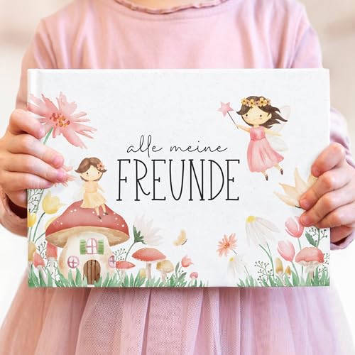 Freundebuch Grundschule und Kindergarten, Fee, Alle meine Freunde, Freundschaftsbuch, Schulfreundebuch, Kindergartenfreundebuch, Mädchen, DIN A5