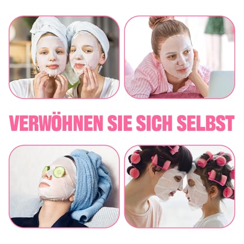 Tuchmasken Gesicht, Masken Beauty, Zealsea Natürlich Gesichtsmaske für Teenager Mädchen Geschenke, Pamper Tuchmaske Beauty Set für Kinder & Frauen Spa Party, Feuchtigkeitsspendend, Beruhigend 7Stück