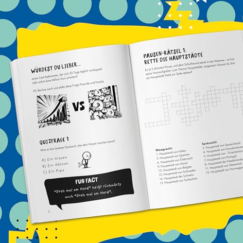 Handy aus! Rätselraten statt Bildschirmstarren – Der ultimative Langeweile-Killer für Teenager inkl. Bucket List, genialen Lifehacks, mysteriösen ... Lustiges Mitmachbuch für Jungen & Mädchen