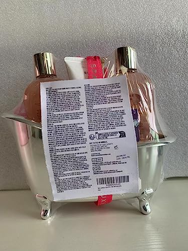 Spa Luxetique Spa Gift Set, Pamper Gifts for Women, 8pcs Rose Bath Gift Set with Body Lotion, Body Butter, Bath Bombs, Bath Gift Sets for Women, Personalised Gifts, Birthday Gifts for Women