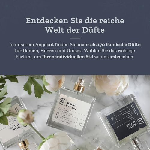 MADE IN LAB - Parfüm für Herren, 100 ml Eau de Parfum, Inspiriertes Pendant, Duft für Männer - 153 Aventtus Menn