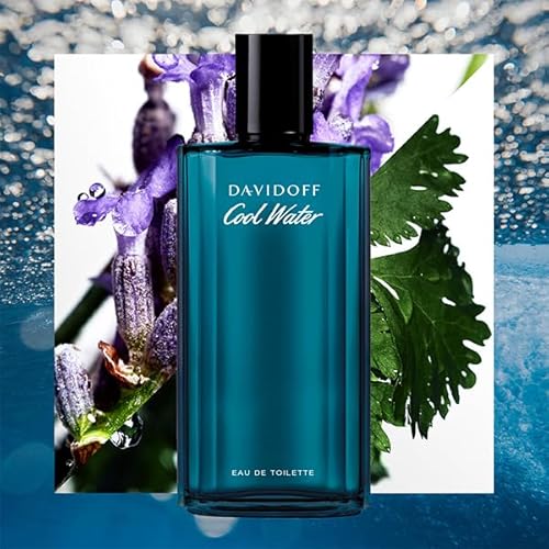 DAVIDOFF Cool Water - Eau de Toilette for Him - Aromatic Fragrance with Notes of Coriander, Mint, Lavender and Amber - Medium Longevity - 125ml