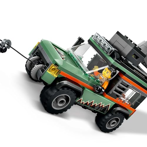 LEGO City Off-Road 4x4 Mountain Truck Toy Set - Building Toys for 6+ Year Old Boys & Girls - Fun Gift Ideas for Birthdays & Holidays - Incl. a Minifigure & Accessories - 60447