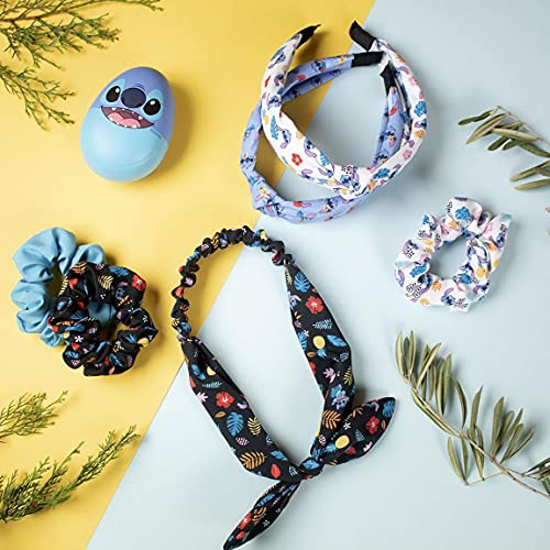 CERDÁ LIFE'S LITTLE MOMENTS - Neceser Transparente Con Accesorios para EL Pelo de Stitch - Licencia Oficial Disney, Multicolor