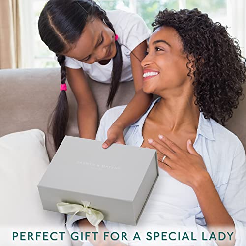 Jasmyn & Greene Relaxation Birthday Gifts for Women - Luxury Pamper Hamper Bath Set Gifts for Her with Lavender. Spa Sets for Mum with Organic Self Care Presents. Pamper Gift for Womens Birthday