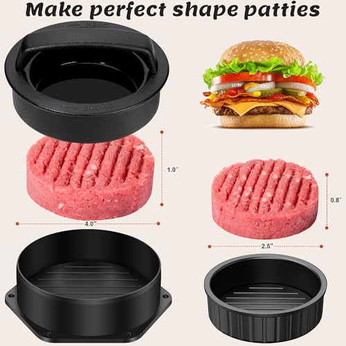 Grilliance 27-TLG Grillspachtel Plancha Zubehör für Männer, Teppanyaki BBQ Grillbesteck Set Edelstahl, Hibachi Smasher Burger Geschenkset mit Pfannenwender, Burgerpresse, Patty-Maker für Blackstone