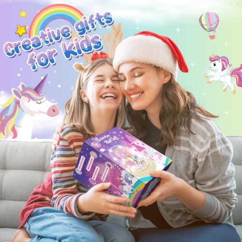 Dislocati Unicorn Gifts for Age 3-9 Year Old Girls Craft Kits for Kids Age 3-8, 3-7 Year Old Girl Best Handmade Unicorn Toys & Games