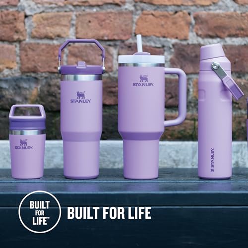 Stanley Quencher H2.0 Flowstate Tumbler 1.2L - Cold For 11 Hours - Iced For 48 Hours - Metal Water Bottle With Straw, Handle And Lid - Dishwasher Safe - Travel Mug For Cold Drinks - Lilac
