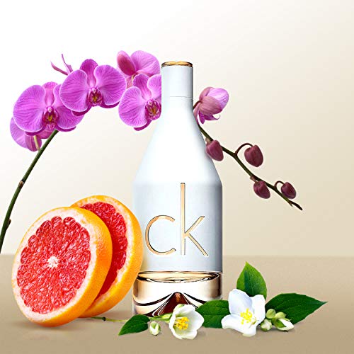 Calvin Klein CK IN2U Eau de Toilette for her, floral-fruchtiger Damenduft, 100ml