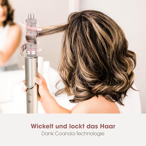 Shark FlexStyle Luftstyler & Haartrockner mit Auto-Wrap-Lockenaufsatz, keine extreme Hitze. Mehr Geschmeidigkeit und Glanz.