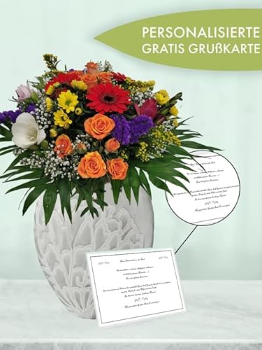 bunter Blumenstrauß - Frühlingleuchten
