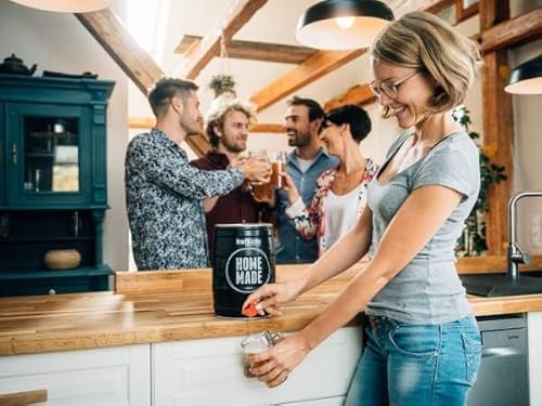 Braufässchen |Bierbrauset zum selber brauen | Pils im 5 liter Fass | In 7 Tagen fertig | Geschenk für Männer, Freund oder Vater | Biergeschenk
