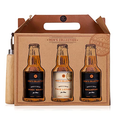 Geschenkset Sixpack MEN'S COLLECTION 7-teilig - Pflegeset für Männer in Bierflaschen-Optik- Duschgel Shampoo Lotion uvm.