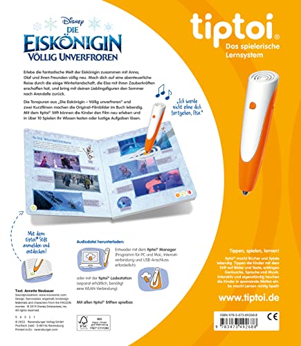 tiptoi® Die Eiskönigin - Völlig unverfroren, Disney Buch für Kinder ab 4 Jahre