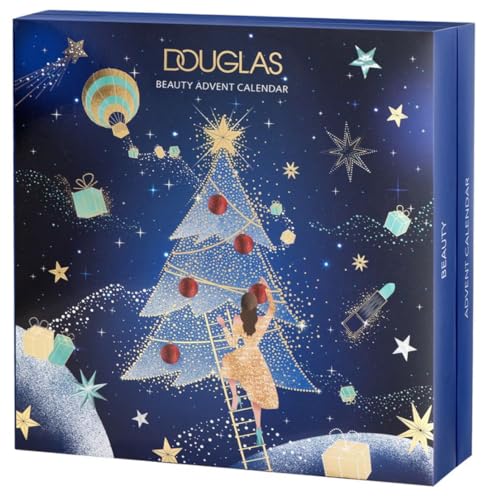 DOUGLAS ADV Adventskalender 2024 Beauty -EXKLUSIV EDITION- Frauen + Mädchen Kosmetik Advent Kalender, 24 Kosmetik Geschenke Wert 140 €, Pflege Frau, Adventkalender Damen