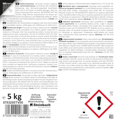 Steinbach Poolpflege pH + (Plus) Granulat, 5 kg, Einstellung des pH-Werts, 0753205TD00