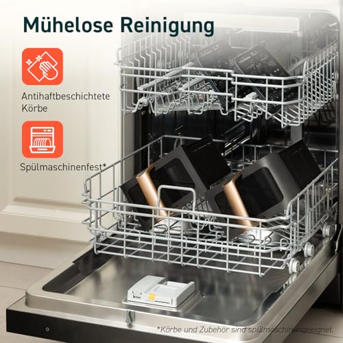 COSORI Heißluftfritteuse 2 Kammern, Airfryer Testsieger der Stiftung Warentest, 6-in-1 Dual Zone Air fryer 8,5 L, Heissluftfritteuse Doppelkammer mit Sichtfenster, energiesparend