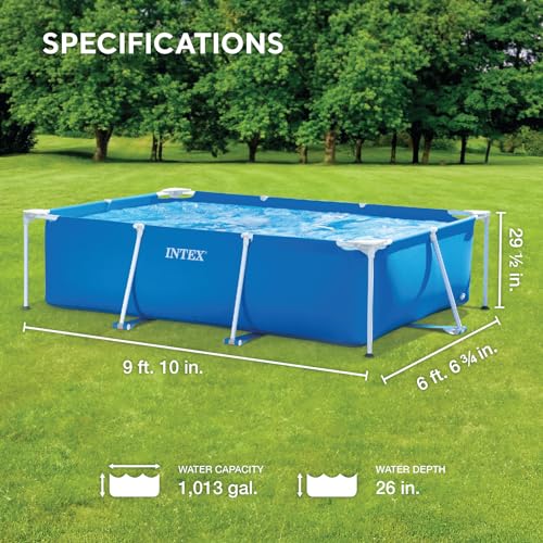 Intex Rectangular Frame Pool, Blau, 300 x 200 x 75 cm