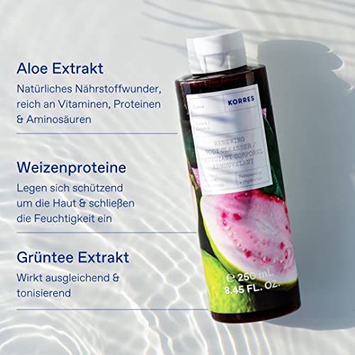 KORRES THYME HONEY Körperpflege Geschenkset für Damen und Herren, Pflegeset zum Vorteilspreis, pflegendes Duschgel 250 ml + Bodymilk 200 ml, vegan