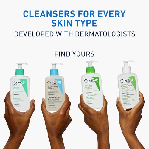CeraVe Hydrating Cleanser, Face & Body, With 3 essential ceramides & hyaluronic acid, Fragrance & soap free, For normal to dry skin, 236 ml/8 oz