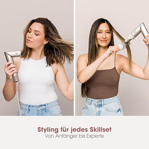 Shark FlexStyle Luftstyler & Haartrockner mit Auto-Wrap-Lockenaufsatz, keine extreme Hitze. Mehr Geschmeidigkeit und Glanz.