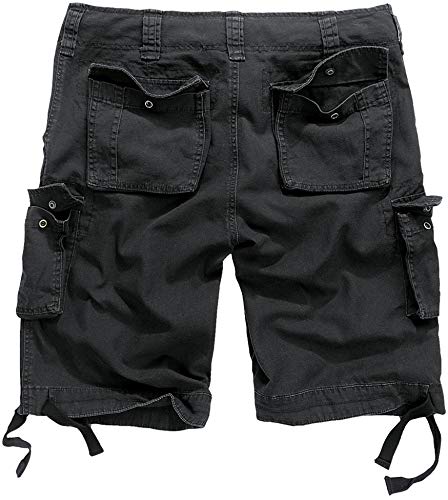 Brandit Herren Urban Legend Shorts Cargos, Schwarz, XL