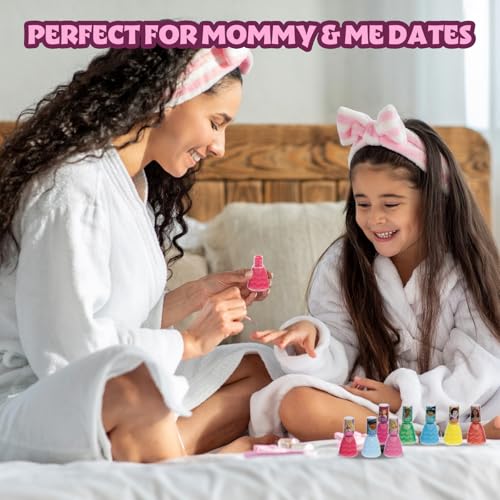 Disney Princess Kinder Nagellack Set (15-teilig) | Ungiftig und entfernbarer Nagellack | Geburtstagsgeschenke für Mädchen ab 3 Jahren von Townley Girl
