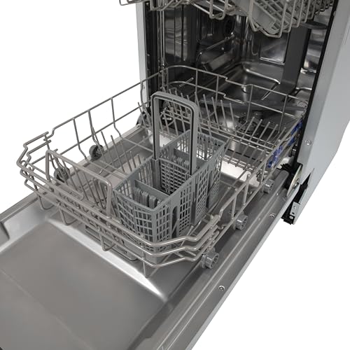 Willow WDW945I 45cm Integrated Slimline Dishwasher with 9 Place Settings, Half Load Function, Delay Start, 6 Wash Programs, LED Indicator